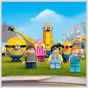LEGO Despicable Me 4 Minyonlar ve Gru'nun Aile Köşkü 75583 8 Yaş ve Üzeri Çocuklar İçin Yaratıcı Oyuncak Model Yapım Seti (868 Parça)