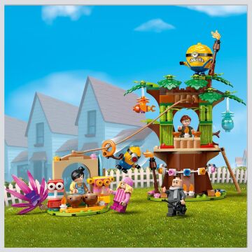 LEGO Despicable Me 4 Minyonlar ve Gru'nun Aile Köşkü 75583 8 Yaş ve Üzeri Çocuklar İçin Yaratıcı Oyuncak Model Yapım Seti (868 Parça)