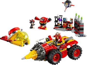 LEGO Sonic the Hedgehog Super Sonic, Egg Drillster’a Karşı 76999 – 8 Yaş ve Üzeri Çocuklar İçin Shadow ve Dr. Eggman Karakterleri İçeren Yaratıcı Oyuncak Yapım Seti (590 Parça)