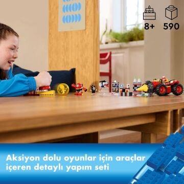 LEGO Sonic the Hedgehog Super Sonic, Egg Drillster’a Karşı 76999 – 8 Yaş ve Üzeri Çocuklar İçin Shadow ve Dr. Eggman Karakterleri İçeren Yaratıcı Oyuncak Yapım Seti (590 Parça)
