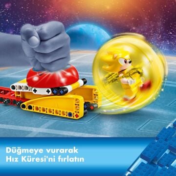 LEGO Sonic the Hedgehog Super Sonic, Egg Drillster’a Karşı 76999 – 8 Yaş ve Üzeri Çocuklar İçin Shadow ve Dr. Eggman Karakterleri İçeren Yaratıcı Oyuncak Yapım Seti (590 Parça)