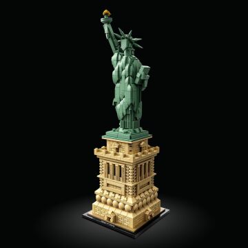 LEGO Architecture Özgürlük Heykeli 21042 - Seyahat, Tarih ve Mimari Seven Yetişkinler için Sergilenebilir Yapım Seti (1685 Parça)