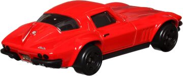 Hot Wheels Auto Custom Corvette Stinggrey Coupe - Fast and Frious kadınlar - model döküm ölçeği 1:64 - uzunluk 7 cm, HRW40