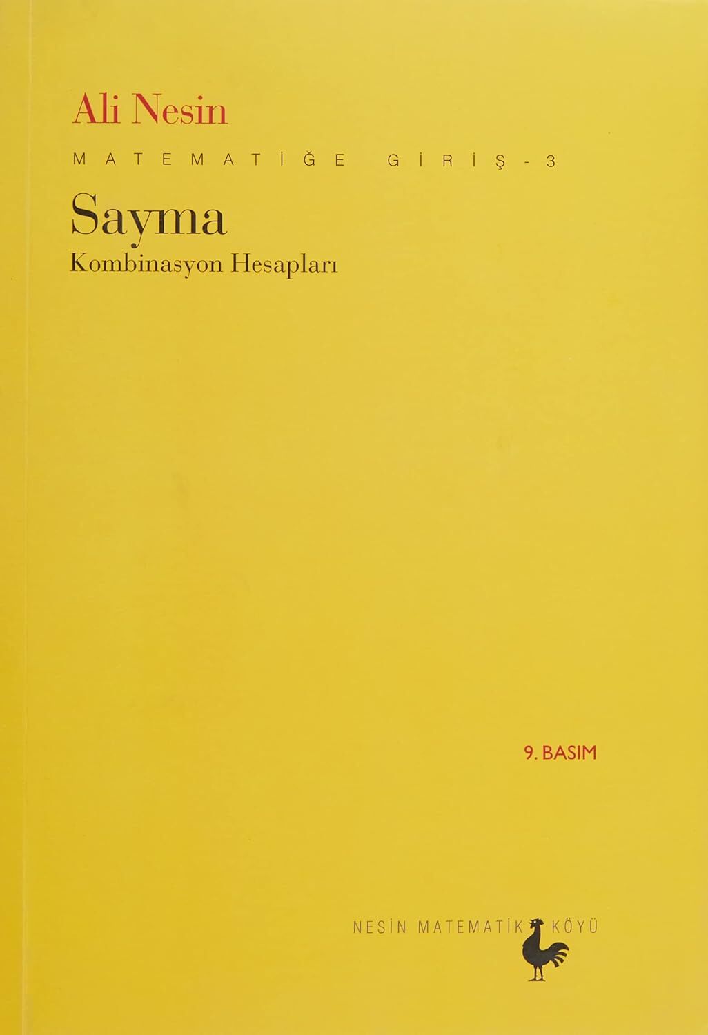 Sayma Kombinasyon Hesapları: Matematiğe Giriş - 3