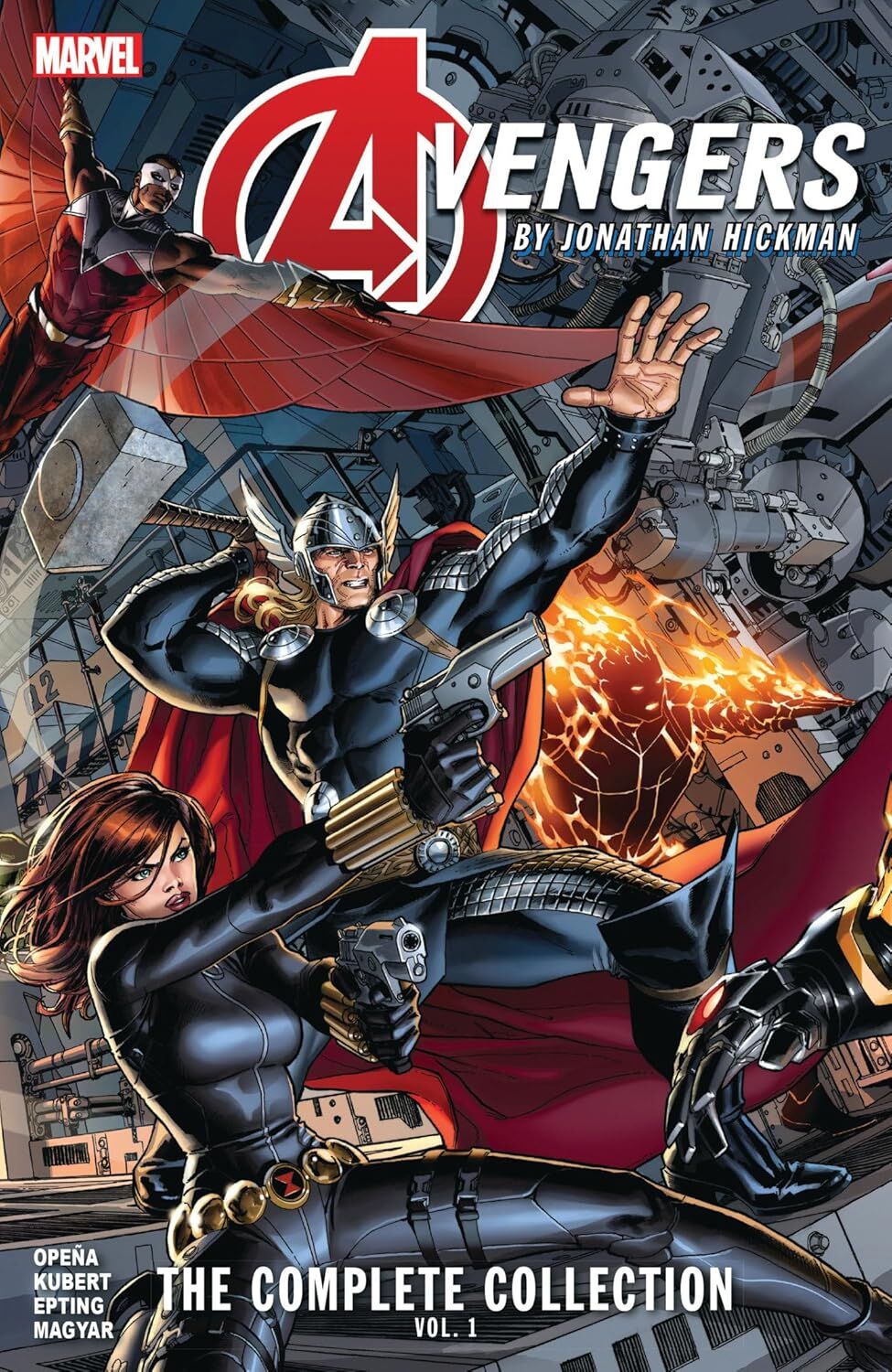 Avengers by Jonathan Hickman: The Complete Collection Vol. 1 (Kapak Değişebilir)