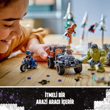 LEGO Marvel Avengers Assemble: Ultron Çağı 76291 – 10 Yaş ve Üzeri Süper Kahraman Sevenler İçin Yaratıcı Oyuncak Yapım Seti (613 Parça)