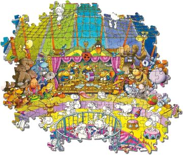 Clementoni 39536 Mordillo The Show Yetişkin Puzzle, Çok Renkli, 1000 Parça