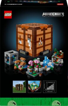 LEGO Minecraft Eşya Yapma Masası 21265 - Yetişkinler için Koleksiyonluk Yaratıcı Model Yapım Seti (1195 Parça)