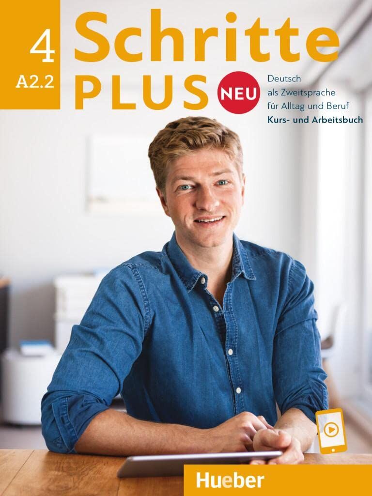 Schritte Plus Neu - sechsbandige Ausgabe: Kurs- und Arbeitsbuch A2.2 mit Audio