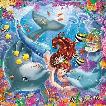 Ravensburger 3x49 Parça Yapboz WD Mermaid