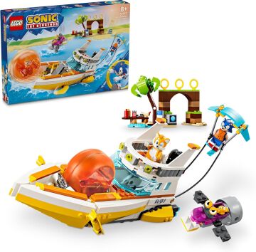 LEGO Sonic the Hedgehog Tails’in Macera Teknesi 76997 – 8 Yaş ve Üzeri Çocuklar İçin Video Oyunu Karakterleri İçeren İnteraktif, Yaratıcı Oyuncak Yapım Seti (393 Parça)