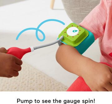 Fisher-Price Okul Öncesi Pretend Play Tıbbi Kit 7 Parçalı Doktor Çantası Giydirme Oyuncakları 3+ Yaş Çocuklar İçin