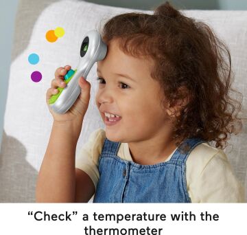Fisher-Price Okul Öncesi Pretend Play Tıbbi Kit 7 Parçalı Doktor Çantası Giydirme Oyuncakları 3+ Yaş Çocuklar İçin