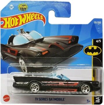 Hot Wheels - TV Serisi Batmobile - Batman 4/5 - HCV64 - Short Card - DC - Classic Superheroes - Mattel 2022