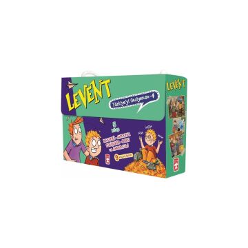 Levent Türkiyeyi Geziyorum 4 Set - 5 Kitap Takım
