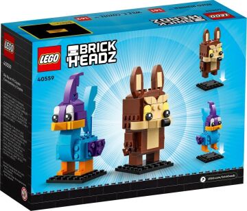 LEGO 40559 Brickheadz Looney Tunes Road Runner ve Wile E. Coyote 323 Parça 10+