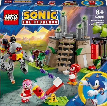 LEGO Sonic the Hedgehog Knuckles ve Master Emerald Tapınağı 76998 – 8 Yaş ve Üzeri Çocuklar İçin Video Oyunu Karakterleri İçeren Yaratıcı Oyuncak Yapım Seti (325 Parça)