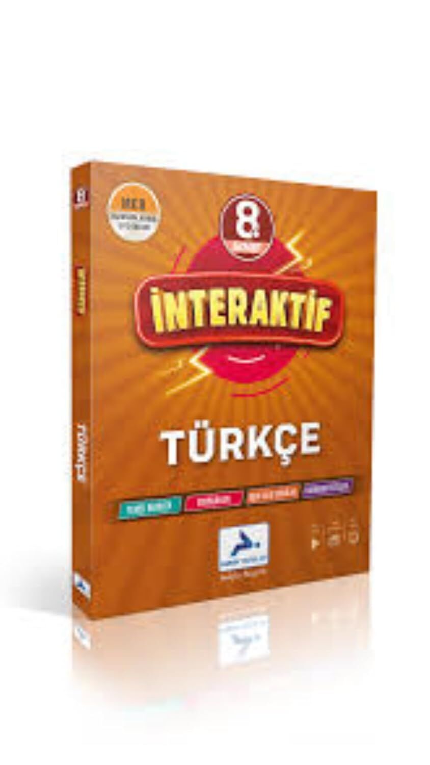 Paraf Yayınları 8. Sınıf İnteraktif Türkçe Soru Bankası (2024 Basım)