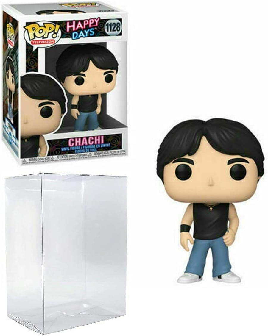 Chachi Pop #1128 Pop TV Happy Days Vinil Figür (Ecotek Pop Box Koruyucu Kılıf Dahil)