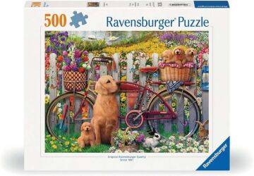 Ravensburger 500 Parçalı Puzzle Bahçede Köpekler