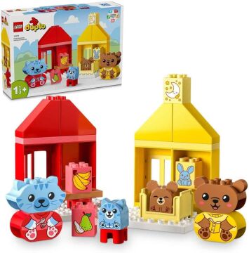 LEGO DUPLO İlk Günlük Rutinlerim: Yemek ve Uyku Zamanı 10414-1 Buçuk Yaş ve Üzeri Çocuklar için Eğitici Oyuncak Yapım Seti (28 Parça)