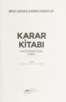Karar Kitabı - Stratejik Düşünme Üzerine 50 Model