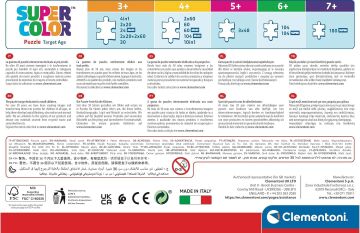 Clementoni 21625 Marvel Örümcek ve Inanılmaz Arkadaşları Süper Renkli Arkadaşlar-2x60 Parça (2 Dahil), Yapboz Çocuk 4 Yaş, Yapboz Karikatür, Kırmızı, Mavi, Beyaz