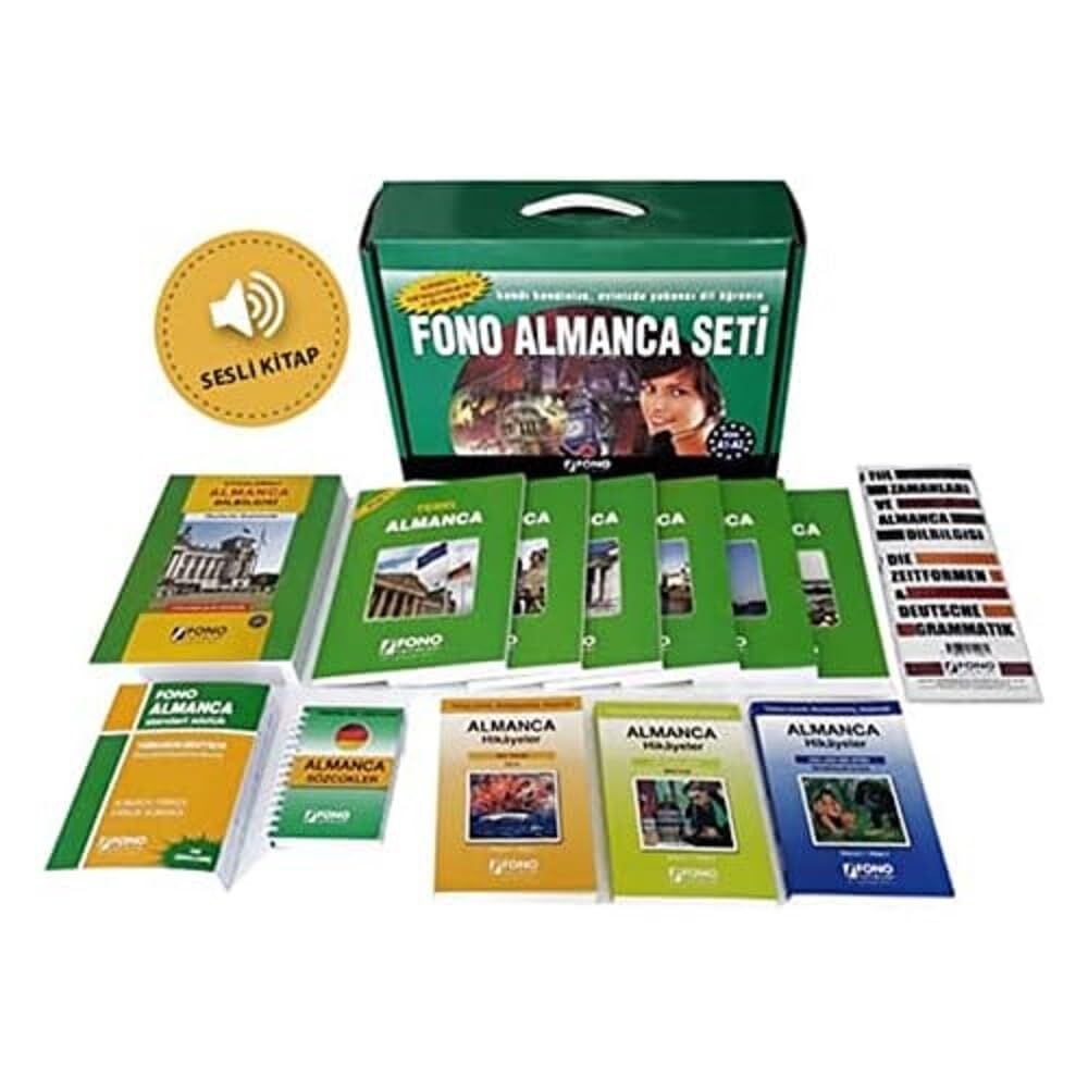 Fono Almanca Seti (15 Kitap+10 cd)