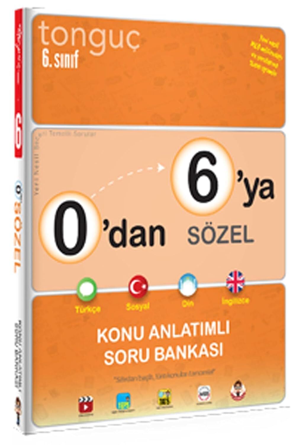 Tonguç Yayınları 6. Sınıf 0 dan 6 ya Sözel Konu Anlatımlı Soru Bankası Tonguç (Kapak değişebilir)