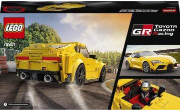 LEGO Speed Champions Toyota GR Supra 76901-7 Yaş ve Üzeri Araba Sevenler İçin Koleksiyonluk ve Sergilenebilir Yaratıcı Oyuncak Model Yapım Seti (299 Parça)