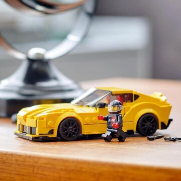 LEGO Speed Champions Toyota GR Supra 76901-7 Yaş ve Üzeri Araba Sevenler İçin Koleksiyonluk ve Sergilenebilir Yaratıcı Oyuncak Model Yapım Seti (299 Parça)