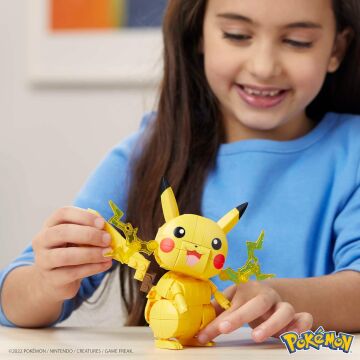 MEGA Pokémon Yap ve Oyna Figürler, Pikachu, 7 yaş ve üzeri, GMD31