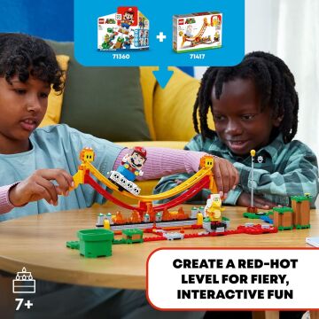 LEGO® Super Mario™ Lav Dalgası Ek Macera Seti 71416-7 Yaş ve Üzeri Çocuklar için Koleksiyonluk Yaratıcı Oyuncak Yapım Seti (218 Parça)