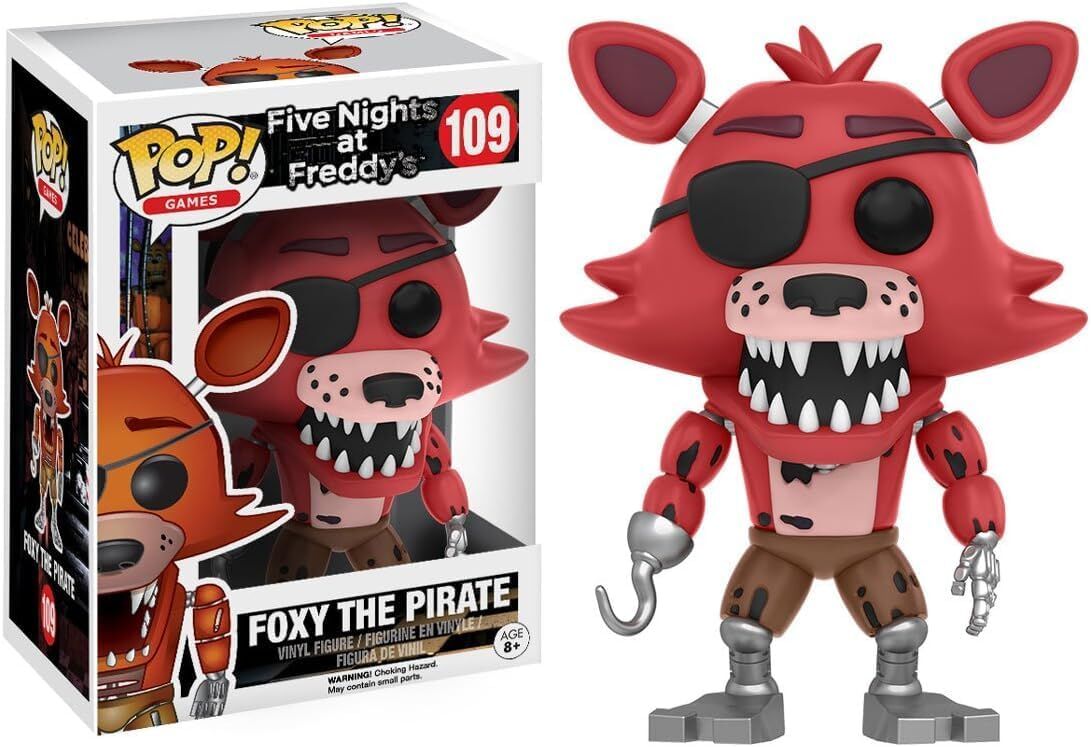 Foxy Korsan Pop - Freddy Beş Nights! Vinil Şekil''