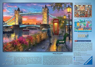 Ravensburger 150335 1000p Puz Tower Bridge, Çok Renkli