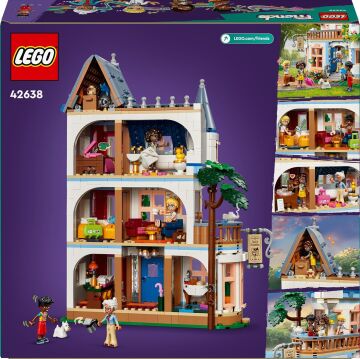 LEGO Friends Kale Pansiyon 42638-12 Yaş ve Üzeri İçin Otel İçeren Yaratıcı Oyuncak Yapım Seti (1311 Parça)