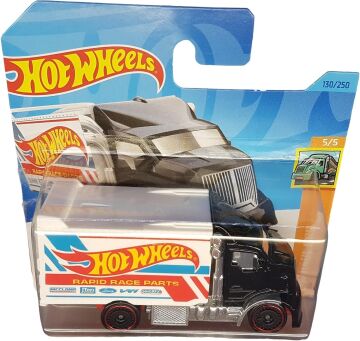 Hot Wheels - Hiway Hauler 2 - HW Haulers 5/5 - HKH27 - Short Card - Transporter - Rapid Race Parts - Mattel 2023