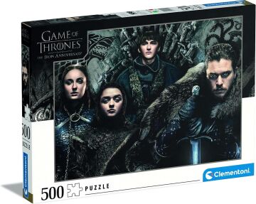 Clementoni - 500 Parça Game of Thrones Yetişkin Puzzle