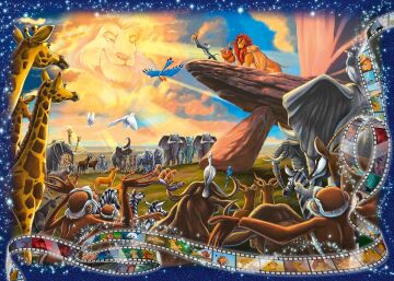 Ravensburger 1000 Parçalı Puzzle WD Aslan Kral