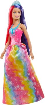 Barbie Dreamtopia Prenses Bebek, Upuzun Rengarenk Saçlarıyla, 3-7 Yaş için GTF38