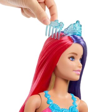 Barbie Dreamtopia Prenses Bebek, Upuzun Rengarenk Saçlarıyla, 3-7 Yaş için GTF38