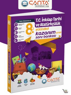Çanta 8. Sınıf T.C. İnkılap Tarihi ve Atatürkçülük Etkinlikli Kazanım Soru Bankası