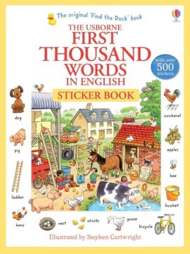 USB - First 1000 Words English Sticker Book