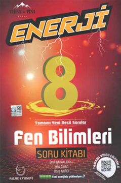 Palme Yayınları 8. Sınıf LGS Fen Bilimleri Enerji Soru Kitabı Palme