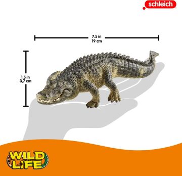 Schleich 14727 – Alligator, hayvan Oyun figürü