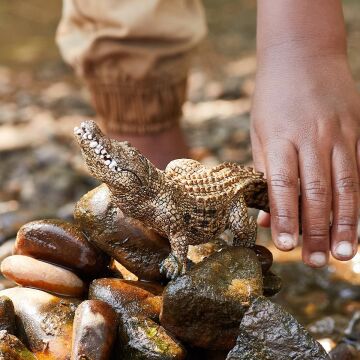 Schleich 14727 – Alligator, hayvan Oyun figürü