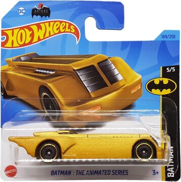 Hot Wheels - Batman: The Animated Series - Batman 5/5 - HKJ76 - Short Card - DC - Gold Metallic - Mattel 2023