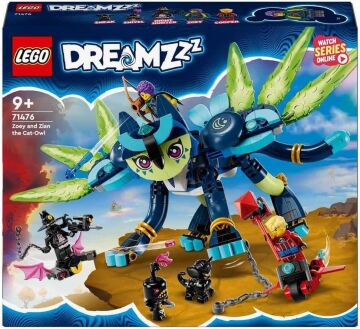 LEGO DREAMZzz Zoey ve Kedi-Baykuş Zian 71476-9 Yaş ve Üzeri Çocuklar için Yaratıcı Oyuncak Yapım Seti (437 Parça)