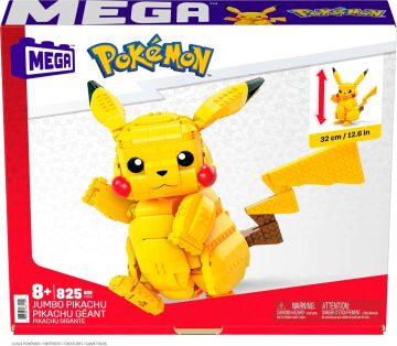 MEGA Pokémon Jumbo Pikachu Figürü, 8 yaş ve üzeri, FVK81