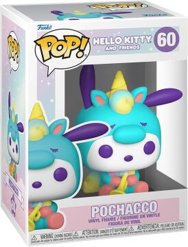 Funko Pop! Sanrio: Hello Kitty - Pochacco - Tek Boynuzlu At Partisi - Vinil Koleksiyon Figürü - Hediye Fikri - Resmi Ticari Ürünler - Çocuklar ve Yetişkinler için Oyuncak - Koleksiyoncular ve Ekran